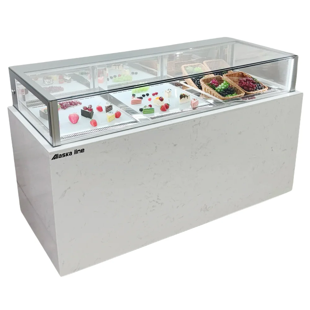 Alaska Line 70.8'' Chocolate Display Case HIT-419 - Image 3