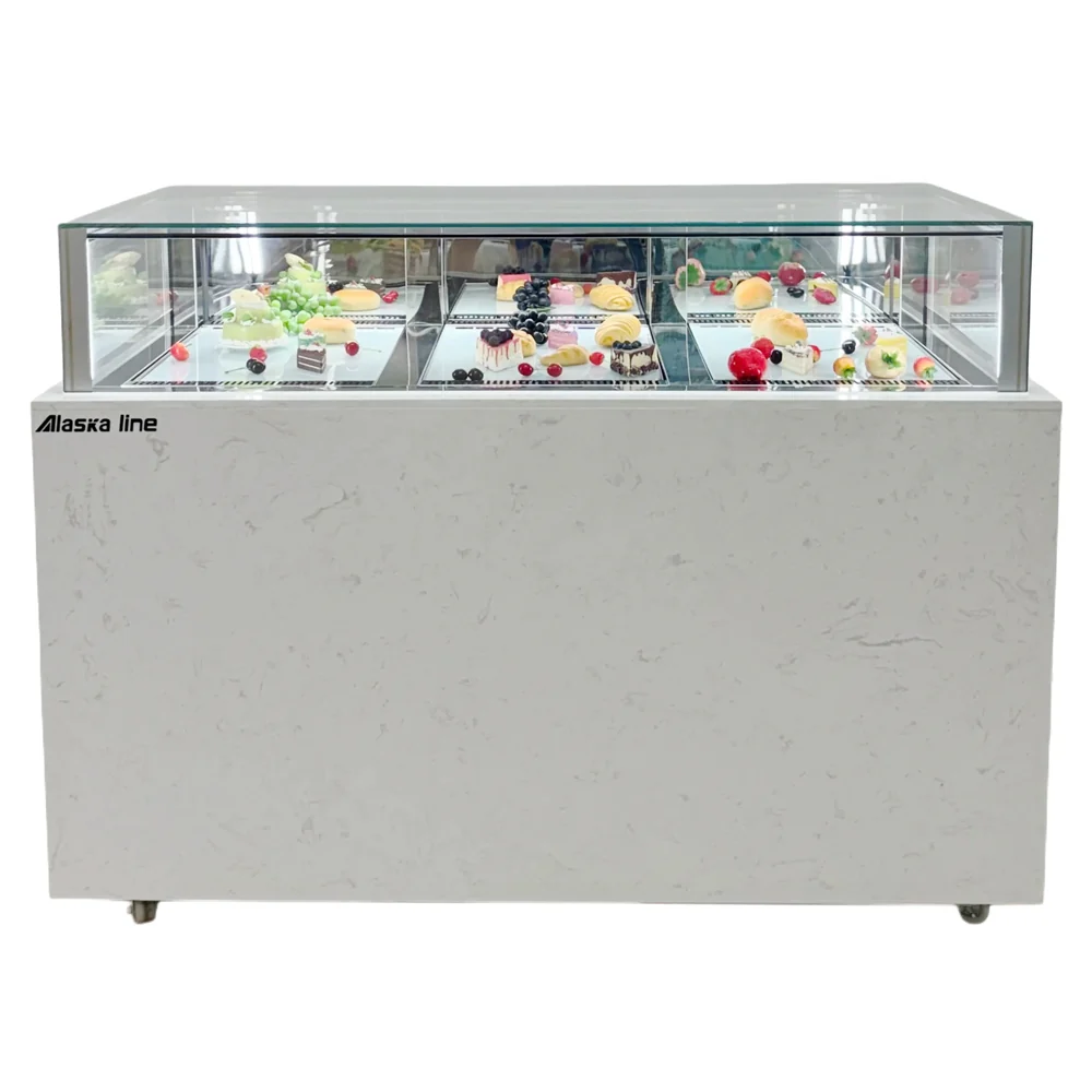Alaska Line 59'' Chocolate Display Case HIT-418 - Image 3