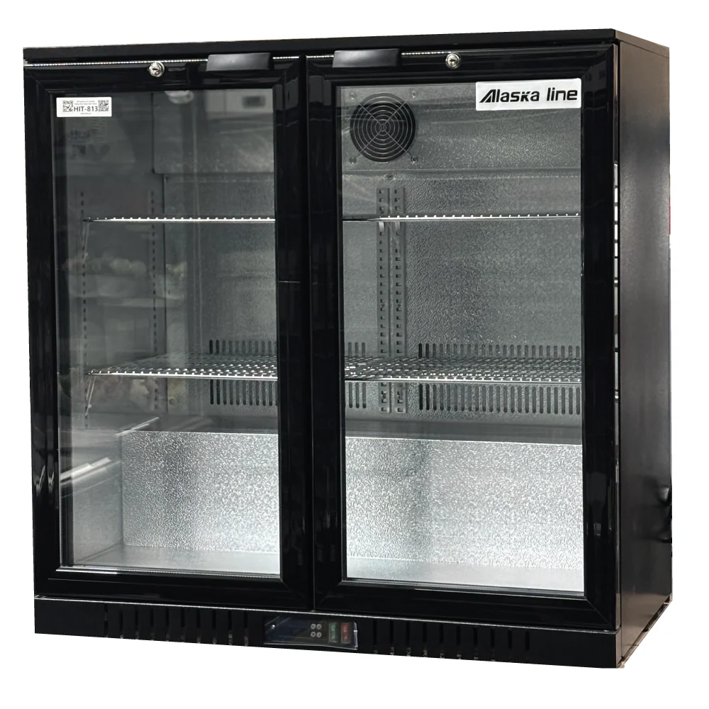 36''Alaska-Line Double Swing Door Back Bar Cooler HIT-813 - Image 4
