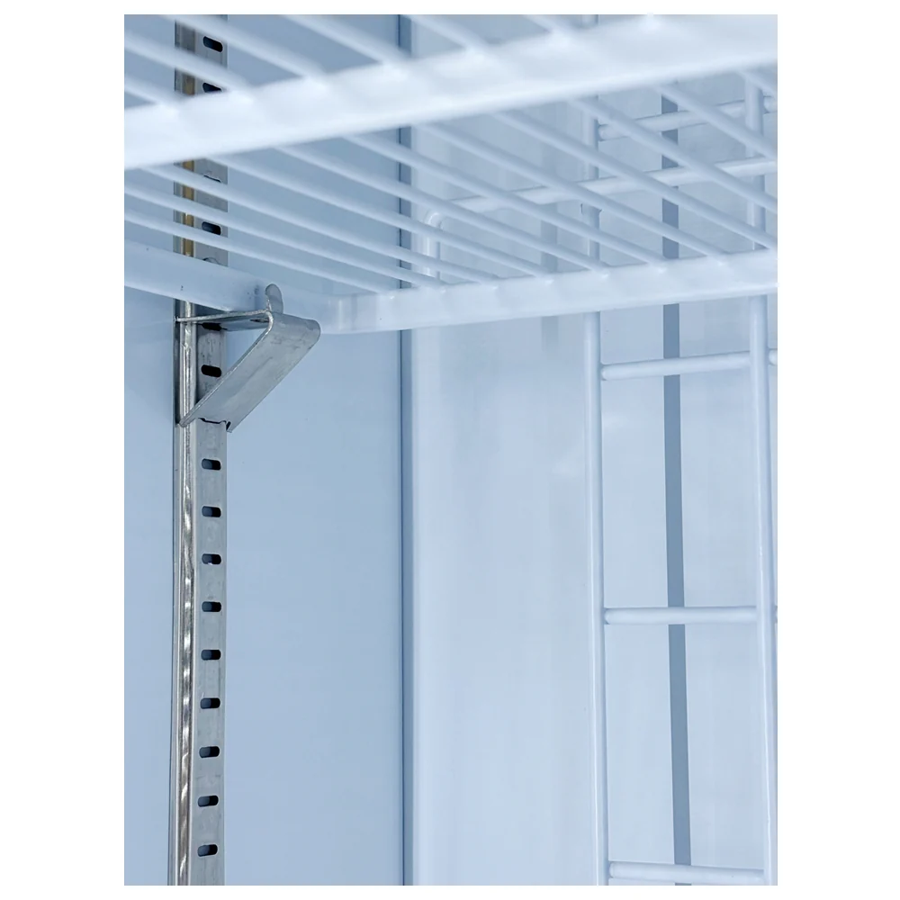 Alaska Line 53" Double Glass Door Freezer 49.4 Cu.Ft. Capacity with Black Frame HIT-800 - Image 8