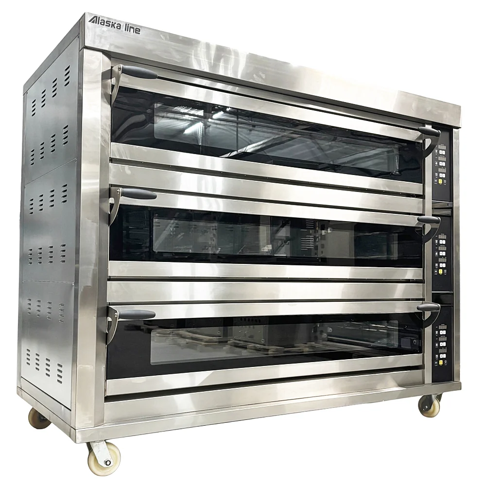 Alaska-Line Electric Bakery Three Deck Oven HIT-441 - Image 3