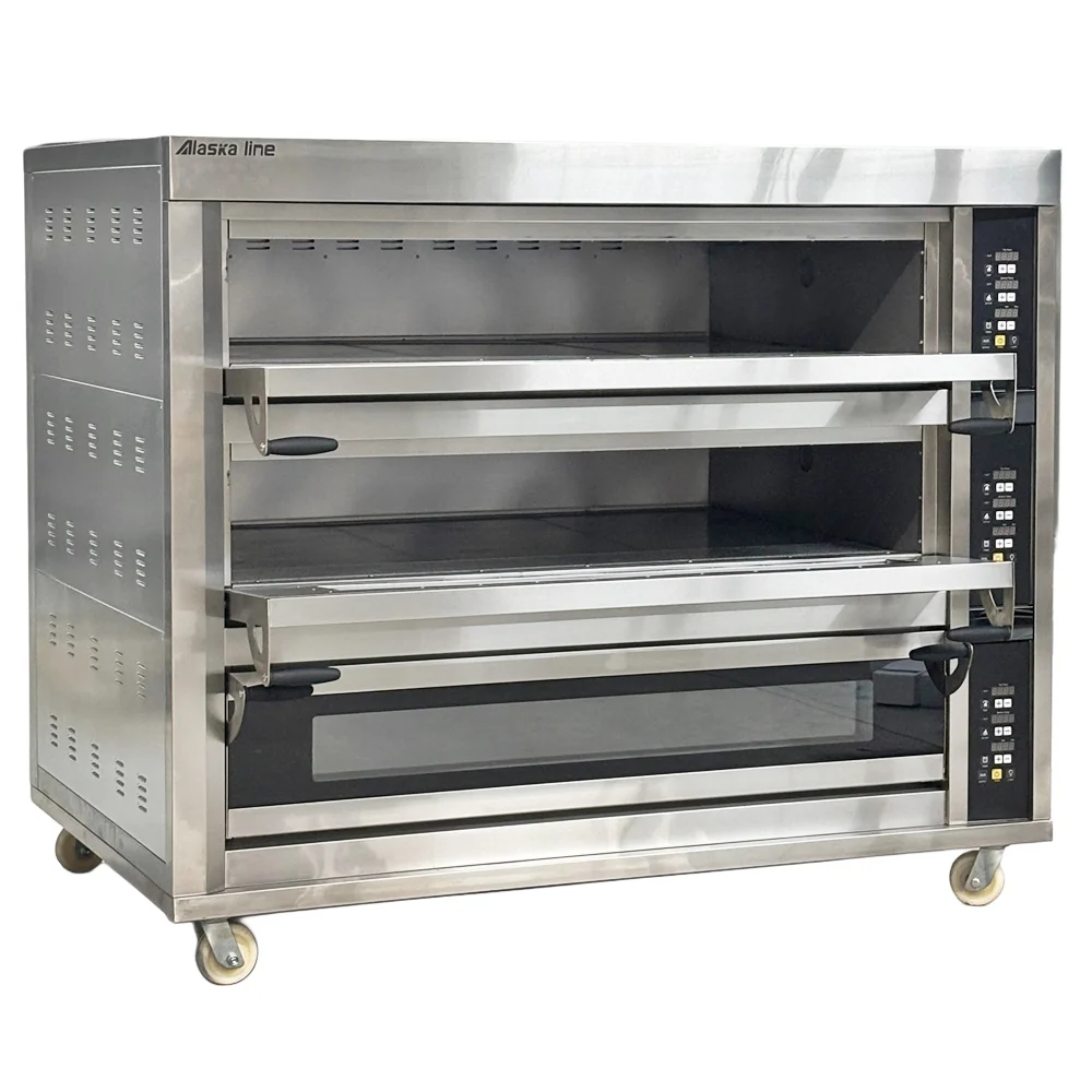 Alaska-Line Electric Bakery Three Deck Oven HIT-442 - Image 2
