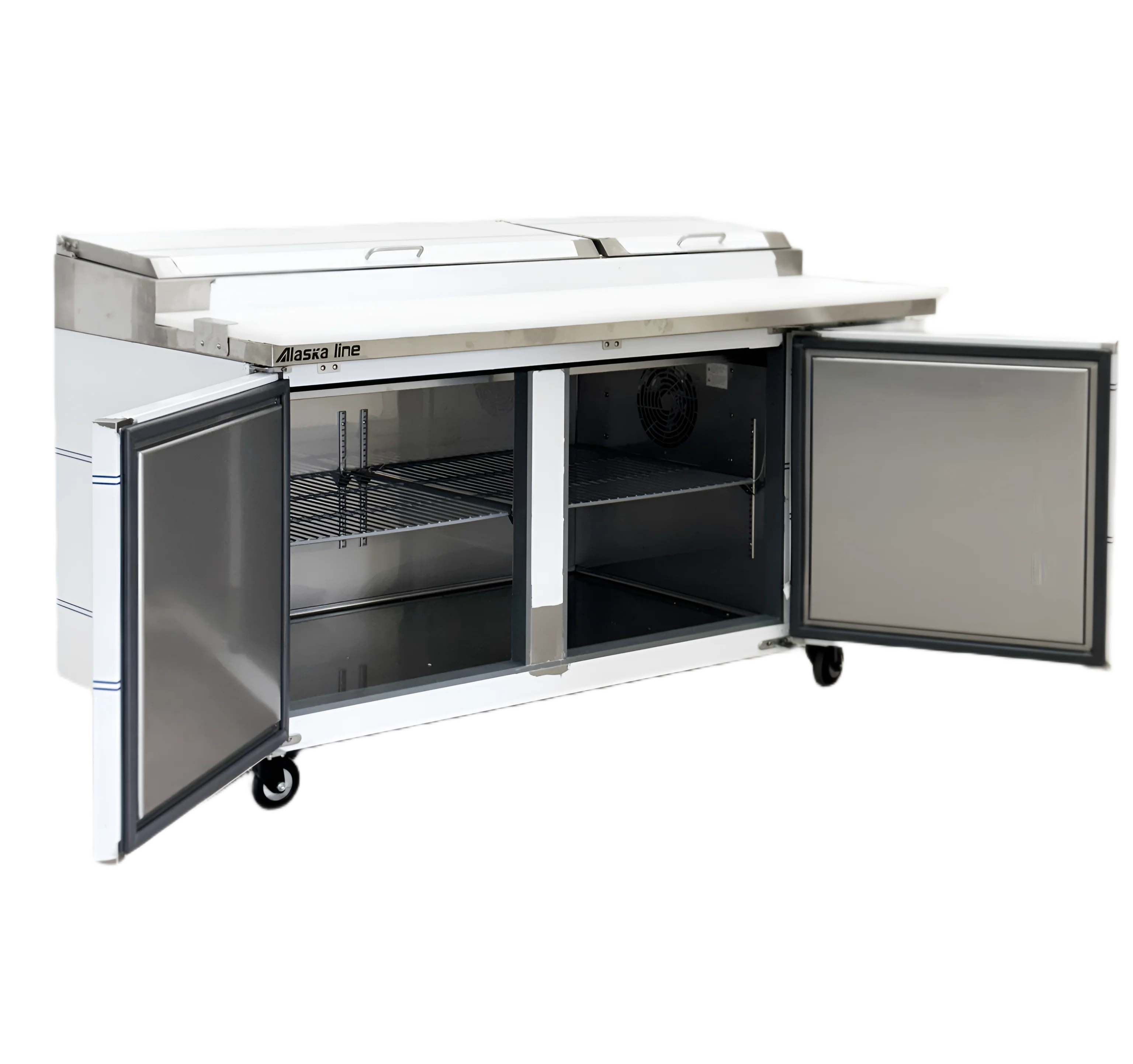 67'' Alaska-Line Pizza Prep Table APPS-67 - Image 6