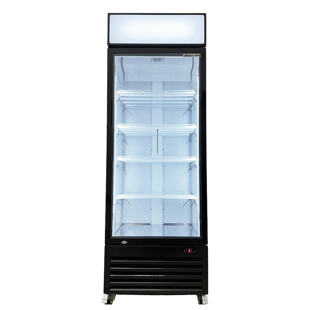 Alaska-Line 27.5" Single Glass Door Cooler 23 Cu. Ft. Capacity HIT-804 - Image 3