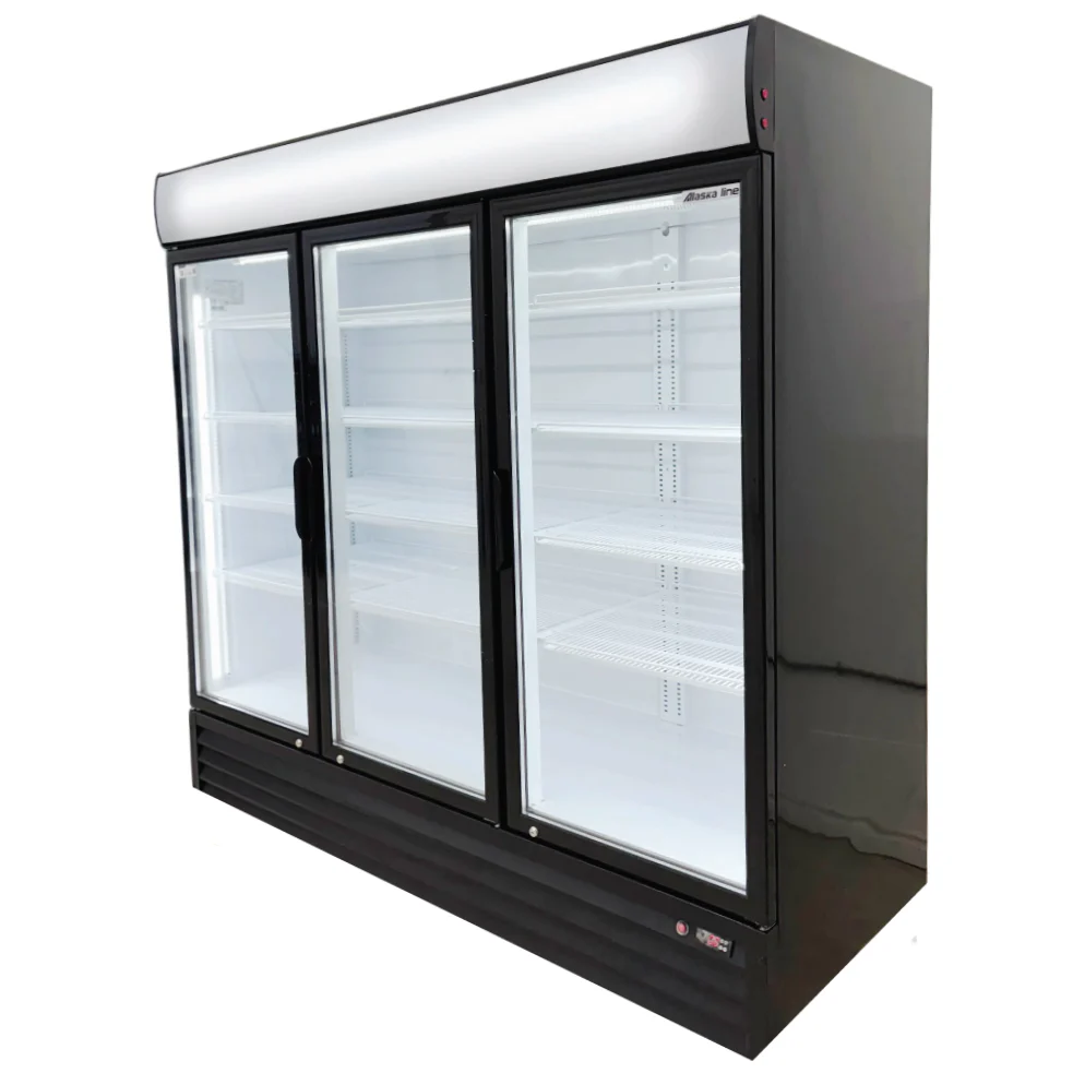 Alaska Line 78'' Three Glass Door Cooler 68.3 Cu.Ft. Capacity HIT-826 - Image 3