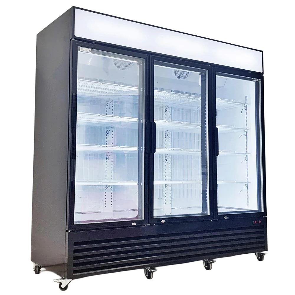 Alaska-Line 78'' Three Glass Door Cooler 62 Cu.Ft. HIT-806 - Image 2