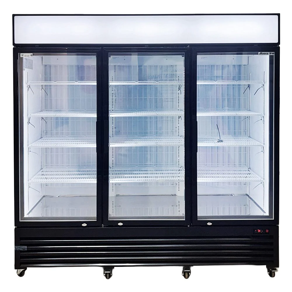 Alaska-Line 78'' Three Glass Door Cooler 62 Cu.Ft. HIT-806 - Image 4