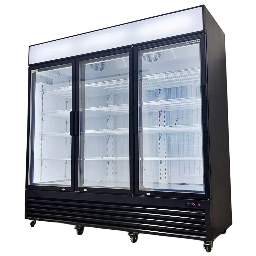 Alaska-Line 78'' Three Glass Door Cooler 62 Cu.Ft. HIT-806 - Image 5