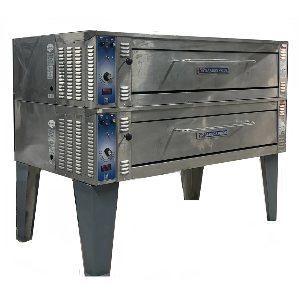 Bakers Pride Double Deck Electric Pizza Oven Used FOR02207 - Image 3