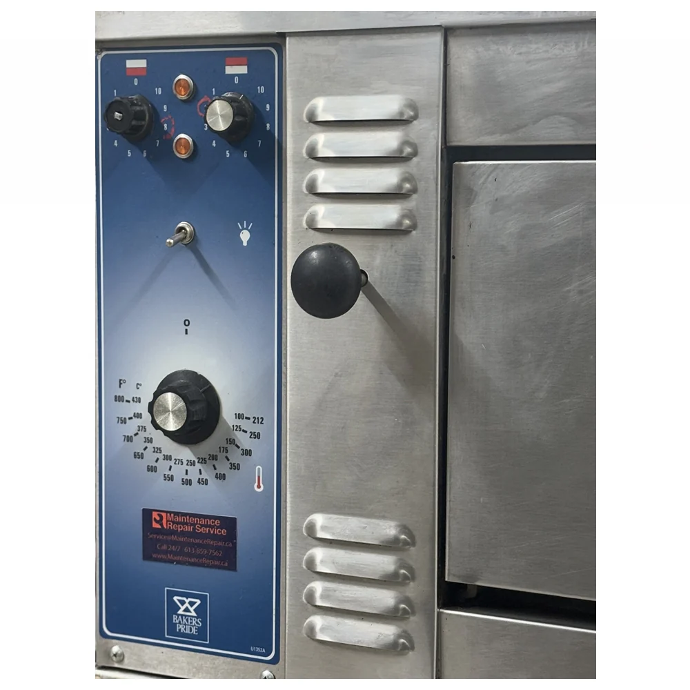 Bakers Pride Double Deck Electric Pizza Oven Used FOR02207 - Image 4