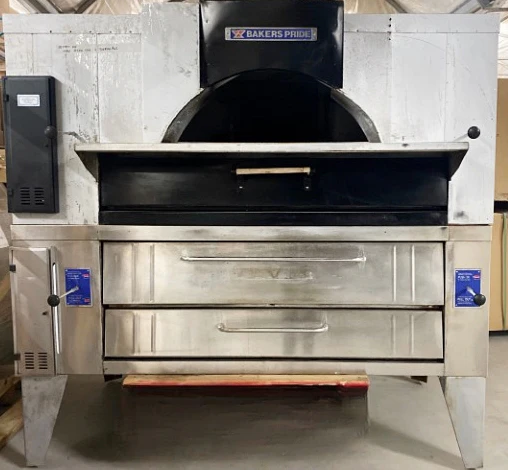 Baker's Pride Double Deck Pizza Oven Natural Gas, FC-616 and Y600, Used FOR01869 - Image 3
