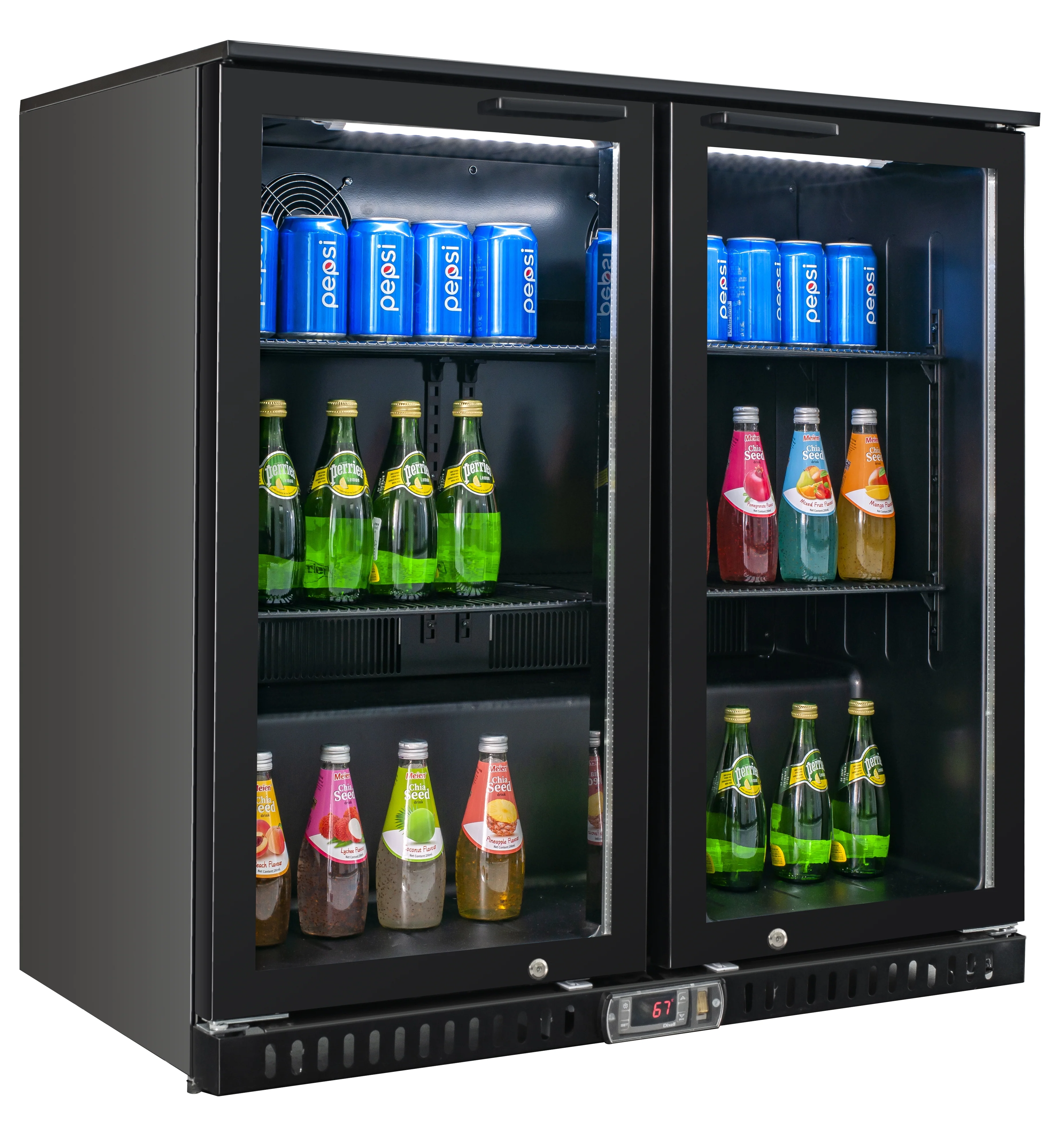 35'' Alaska-Line Back Bar Cooler 208L Capacity, HIT-25 - Image 3