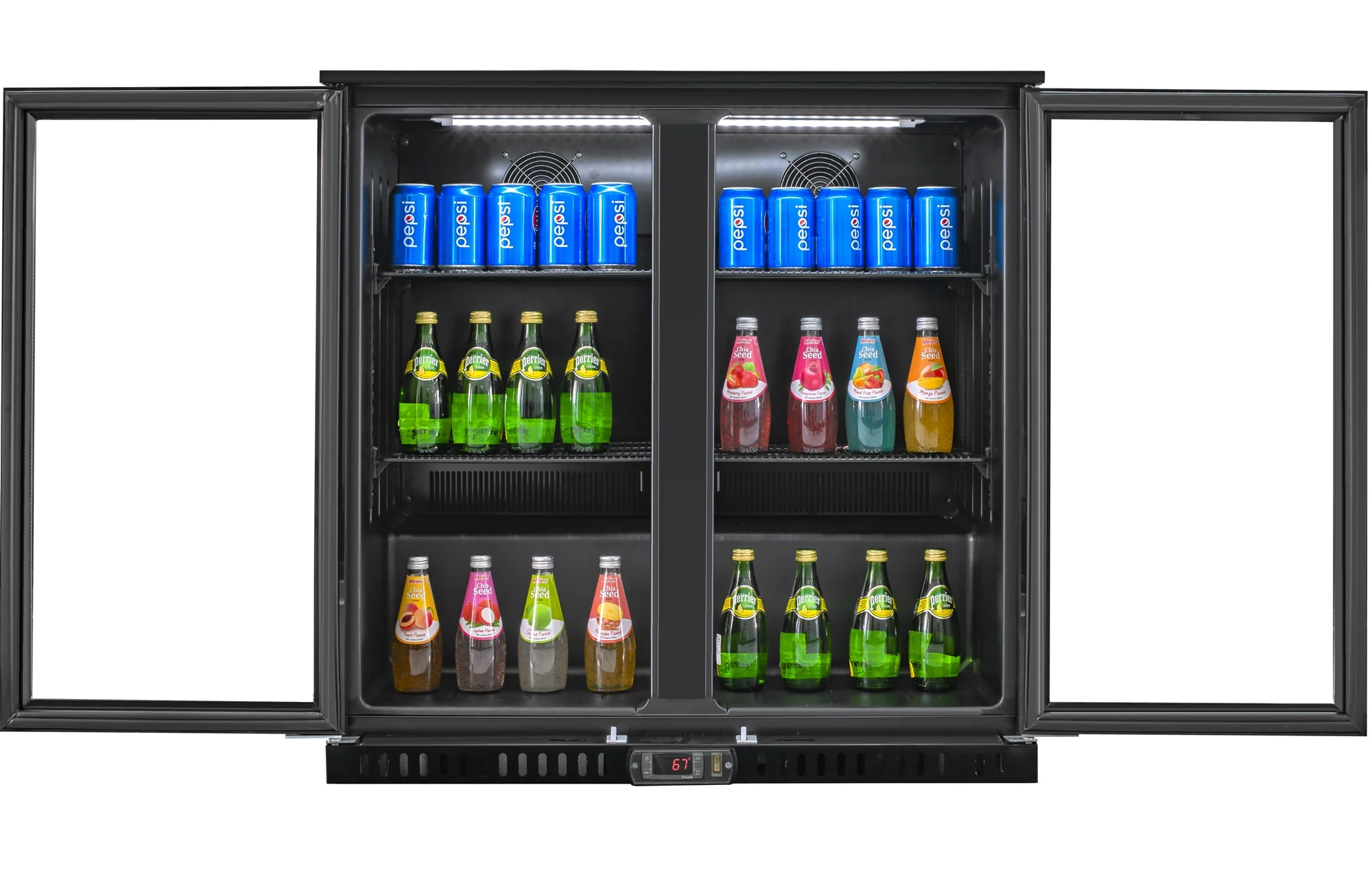 35'' Alaska-Line Back Bar Cooler 208L Capacity, HIT-25 - Image 4