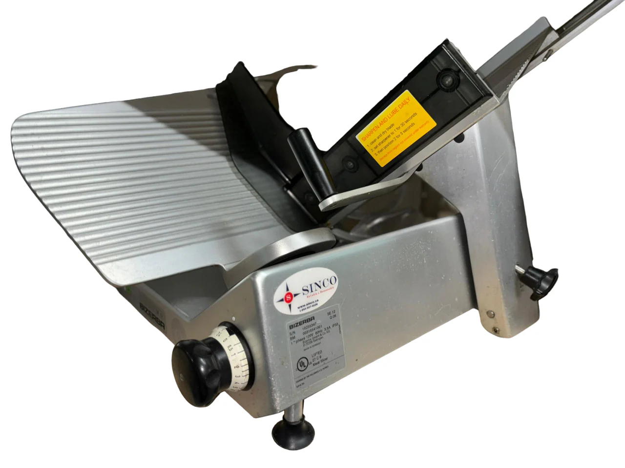 Bizerba Manual Meat Slicer 12'' Blade Used FOR02118 - Image 3