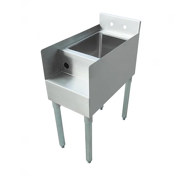 Omcan Stainless Steel Underbar Blender Station with Dump Sink 43473