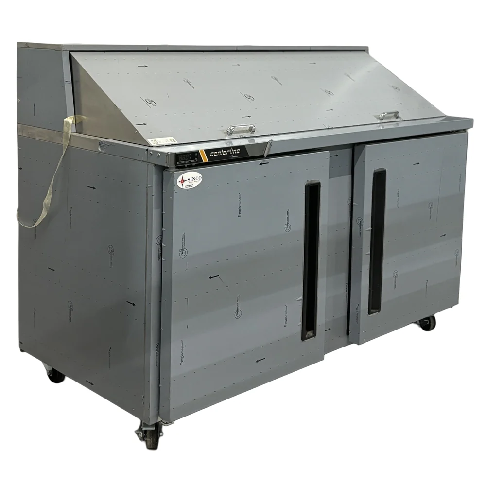 60" Centerline by Traulsen Mega Top Solid Doors Sandwich/Salad Prep Table CLPT-6024-SD-LR - Image 3