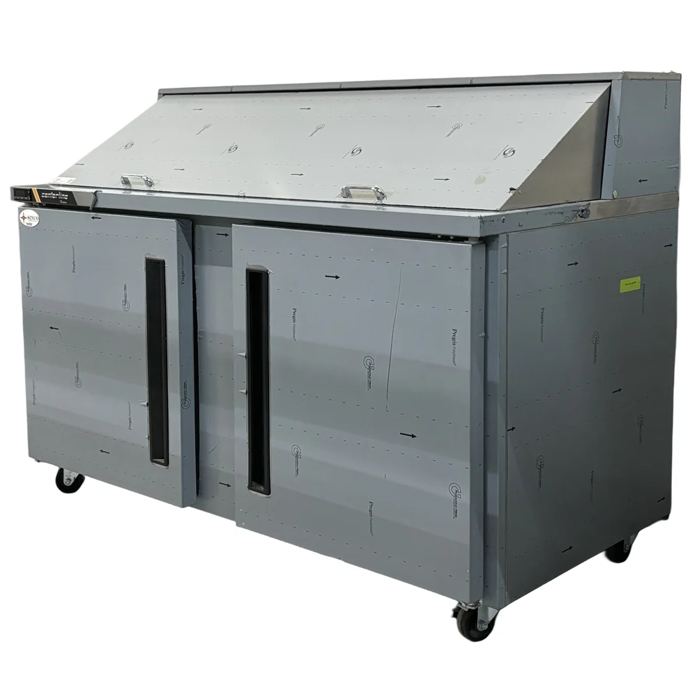 60" Centerline by Traulsen Mega Top Solid Doors Sandwich/Salad Prep Table CLPT-6024-SD-LR - Image 5