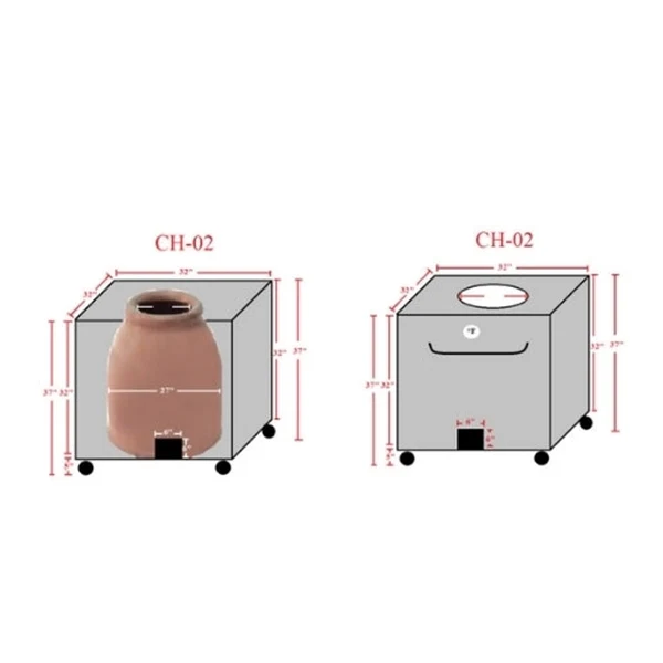 32'' Morni Charcoal Operated Tandoori Oven CH-02 - Image 3