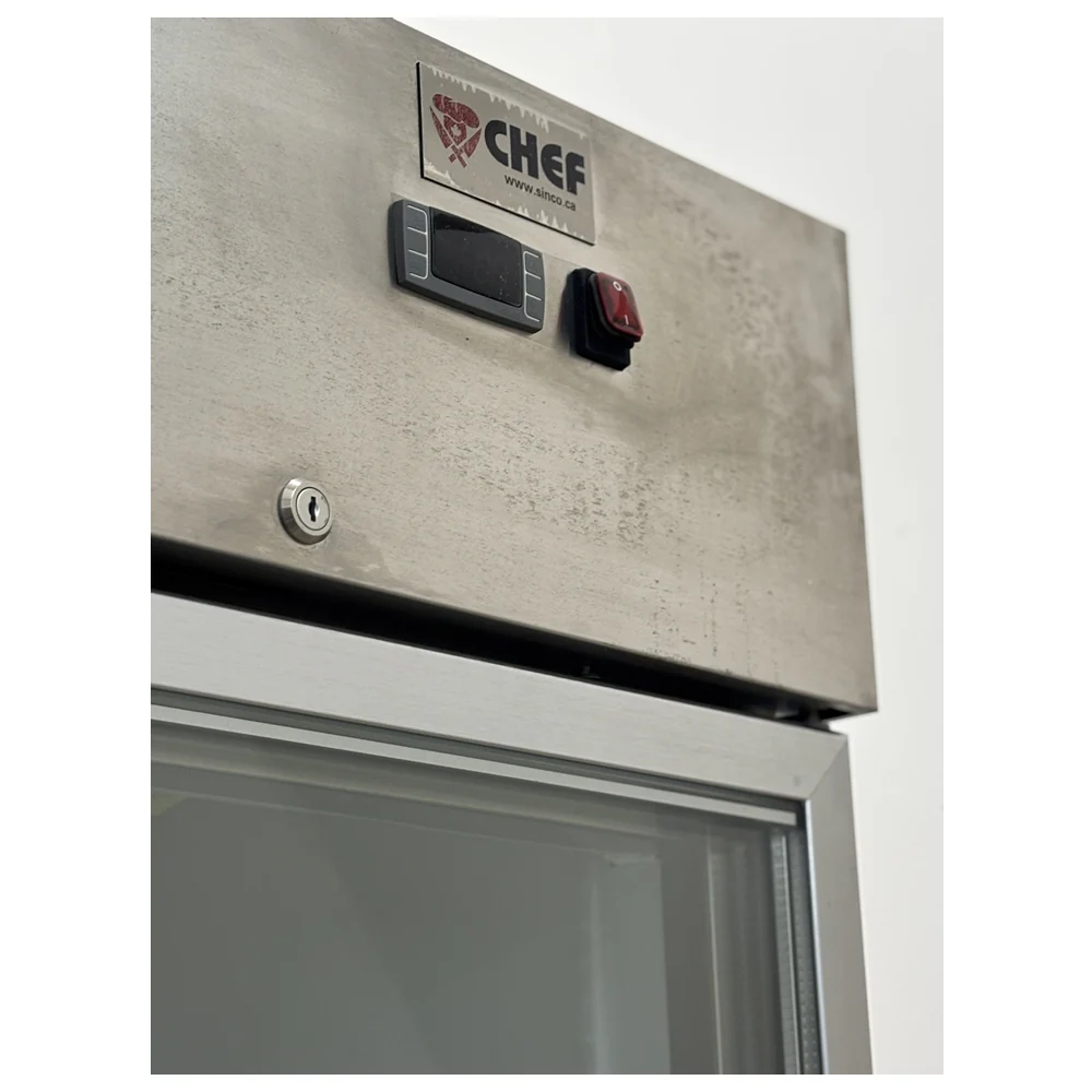 CHEF 27" Reach In Single Glass Door Freezer Used TB-02 - Image 3