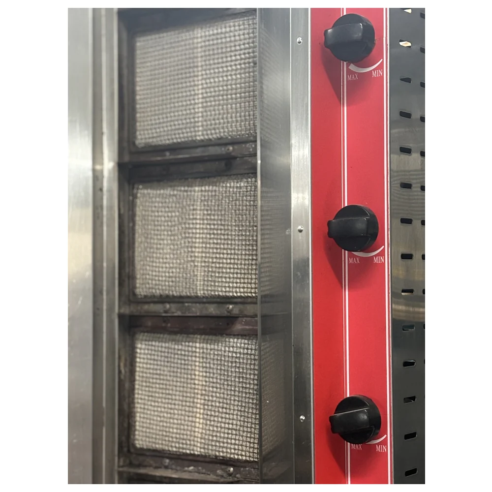 CHEF Shawarma Machine 5 Burner Natural Gas Used FOR02292 - Image 4