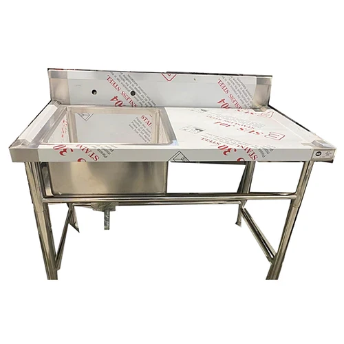 47'' CHEF One Tub with Centre Drain & Right Drainboard CH-2020