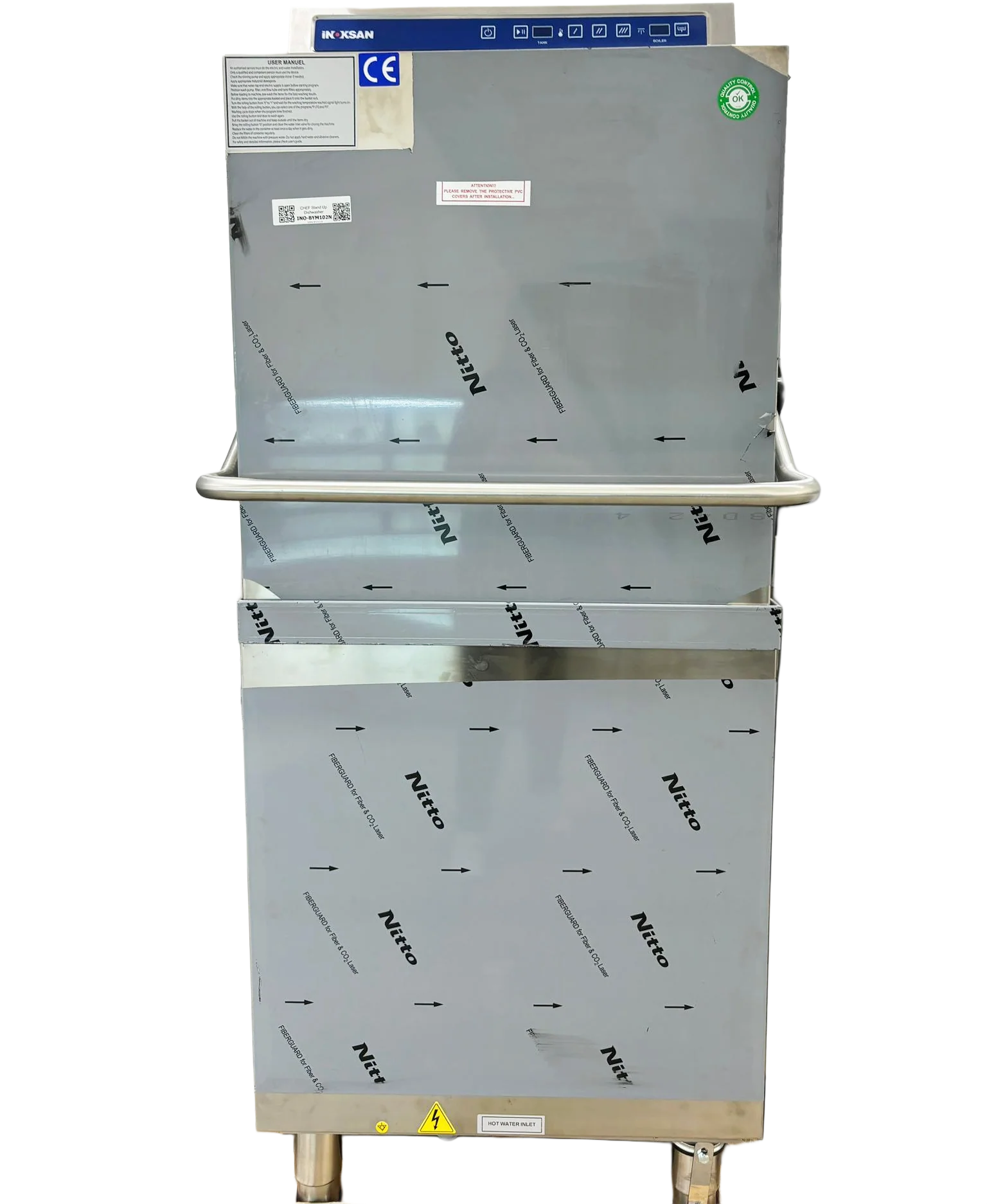 Inoksan High Temp Stand Up Dishwasher INO-BYM102N - Image 5