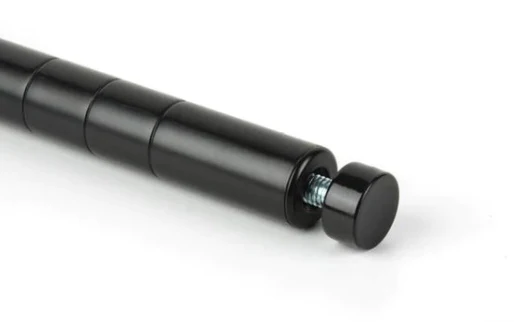 Chrome/Black Epoxy Wire Shelf Poles (Set of 4) - Various Sizes - Image 3
