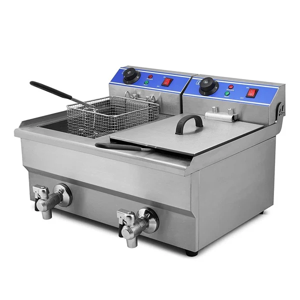 Countertop Electric Fryer 20L with 2 Tank JI-101 - Image 3