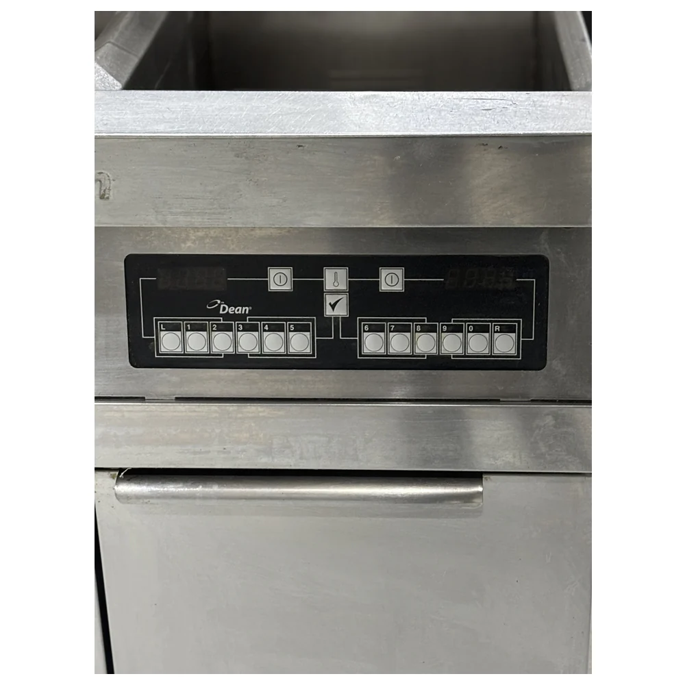 Dean 120,000 BTU 2 Tank Natural Gas Fryer Used FOR02294 - Image 4