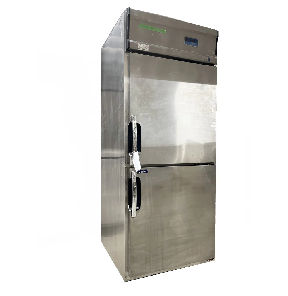 Double Solid Door Cooler/Freezer Combo Used FOR01982 - Image 4