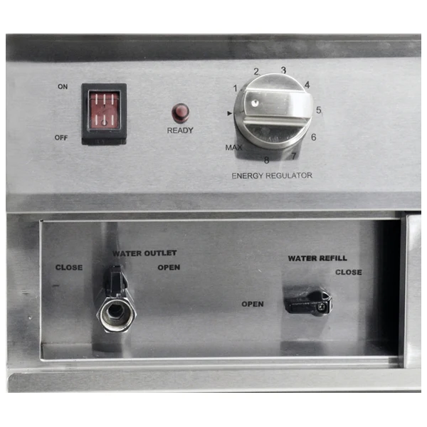 Omcan Double Tank Electric Pasta Cooker with Two 9L Capacity 41883 - Image 5