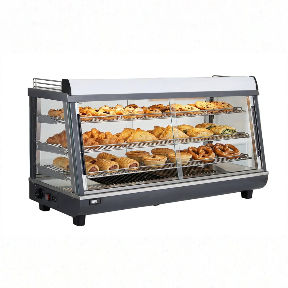 EFI 36″ Angled Glass Countertop Heated Display Case HCGS-3526