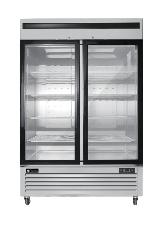 54″ EFI 2 Door Glass Reach In Cooler 44.8 Cu.Ft. C2-54GDSVC - Image 2