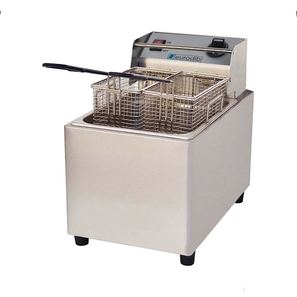 Eurodib Electric Countertop Fryer with Full Size Basket 2 Gal (8 L) Capacity, SFE01860-220 - Image 2
