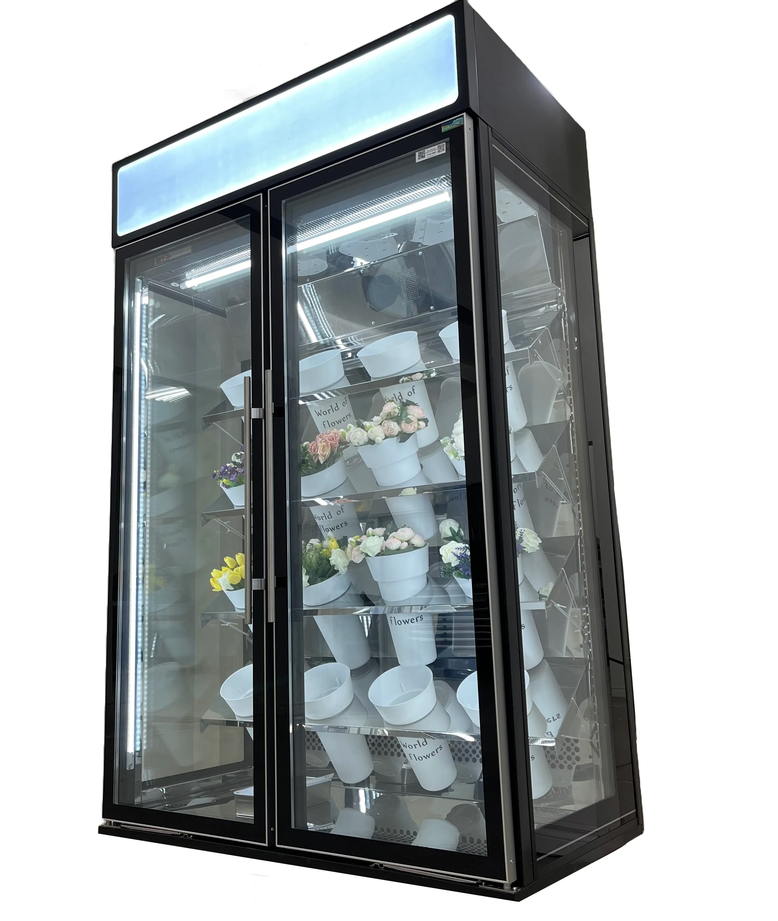 Alaska-Line Floral Showcase Refrigerator 54'' - Special Cooling System For Flowers 53.4 Cu.Ft. HIT-809 - Image 12