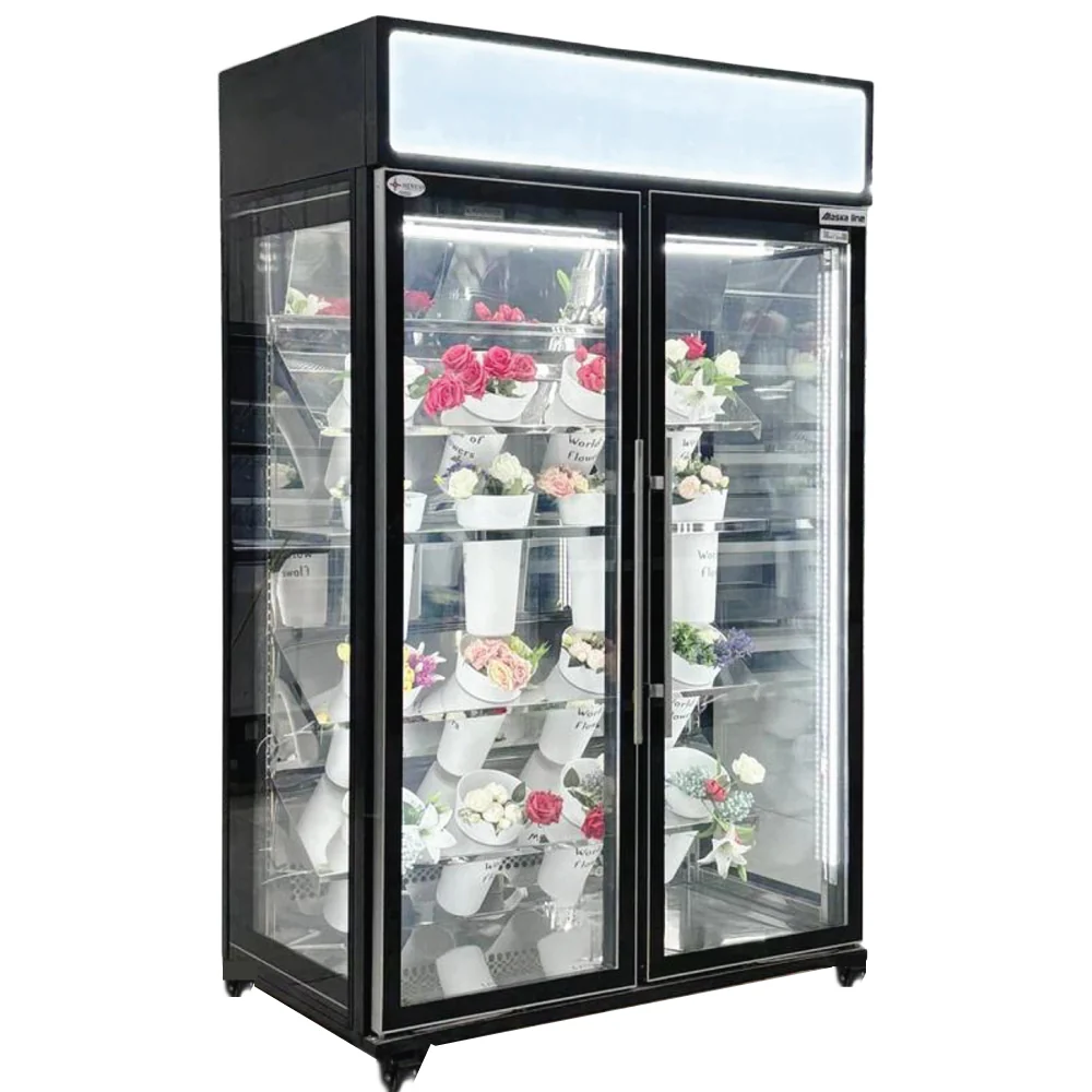 Alaska-Line Floral Showcase Refrigerator 54'' - Special Cooling System For Flowers 53.4 Cu.Ft. HIT-809 - Image 3
