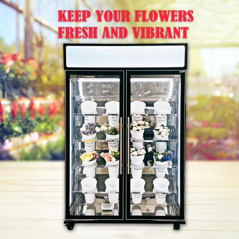 Alaska-Line Floral Showcase Refrigerator 54'' - Special Cooling System For Flowers 53.4 Cu.Ft. HIT-809 - Image 7