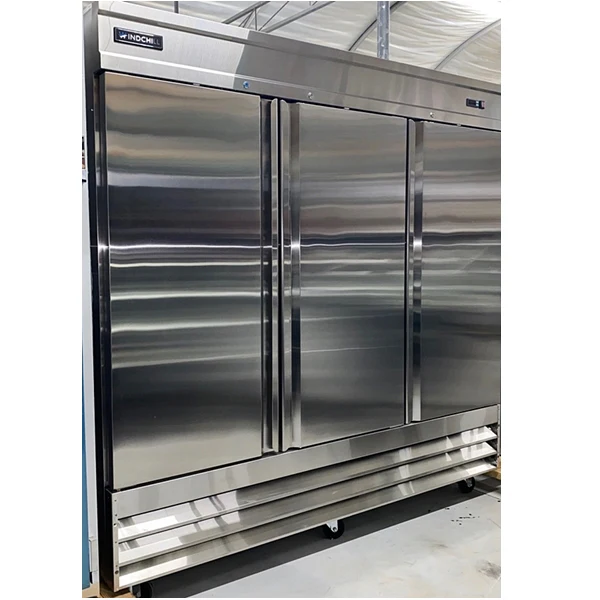 81" Windchill Stainless Steel Three Solid Door Freezer WC-3DSF-HC - Image 3