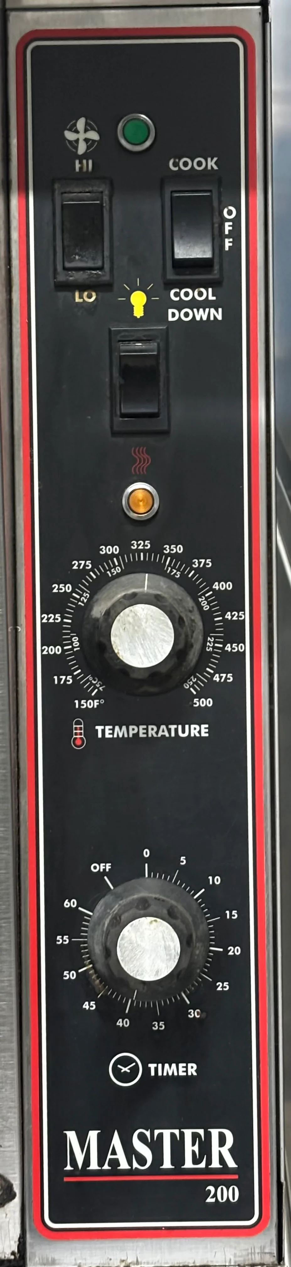 Garland 38" Natural Gas Double Deck Convection Oven with Analog Controls 60,000BTU/Hr Used FOR02421 - Image 3