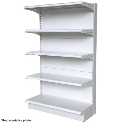 White Single Side Heavy Duty Gondola Shelves YSD-S002