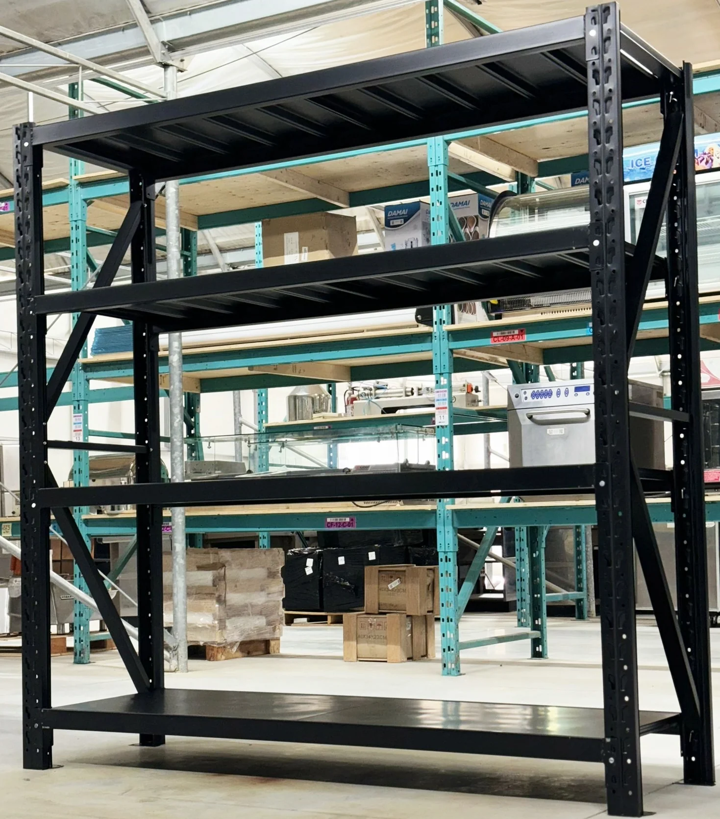 79'' Heavy Duty Warehouse Rack, Black YD-S029B - Image 2
