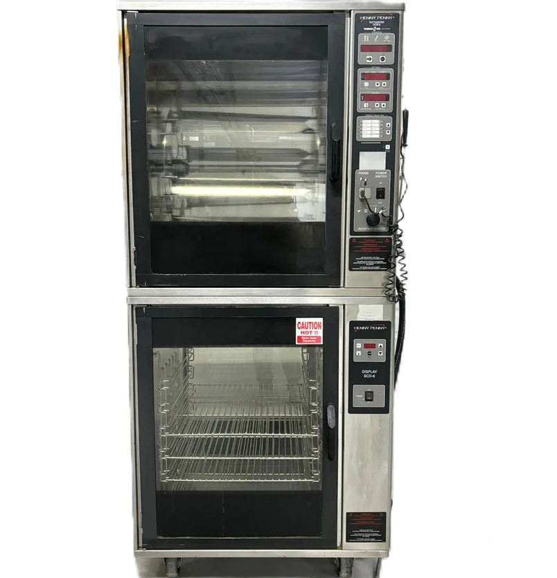 Henny Penny Chicken Rotisserie with Warmer Electric Used FOR02080 - Image 2
