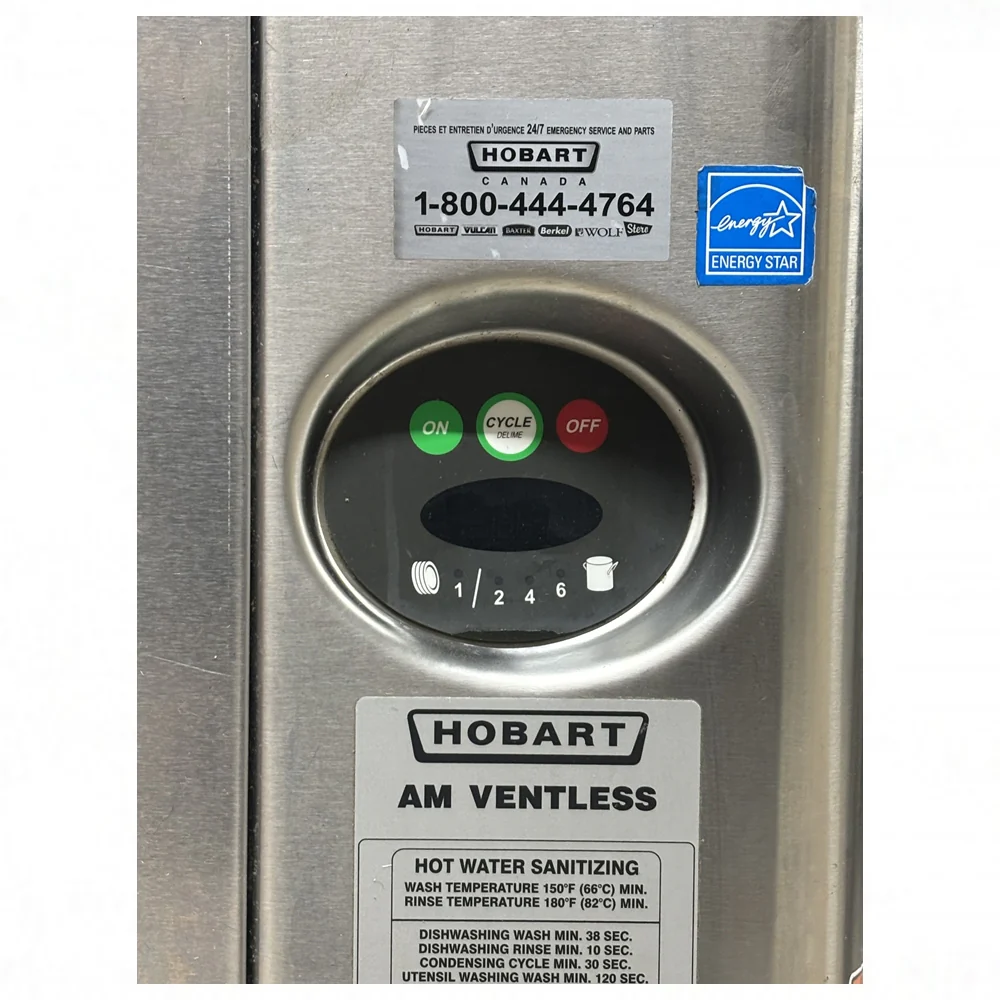 Hobart Advansys Door Type Ventless Tall Dishwasher High Temp Used FOR02414 - Image 3