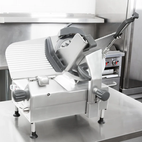 Hobart 13'' EDGE13A-11 Heavy Duty Automatic Gravity Feed Meat Slicer - Image 4