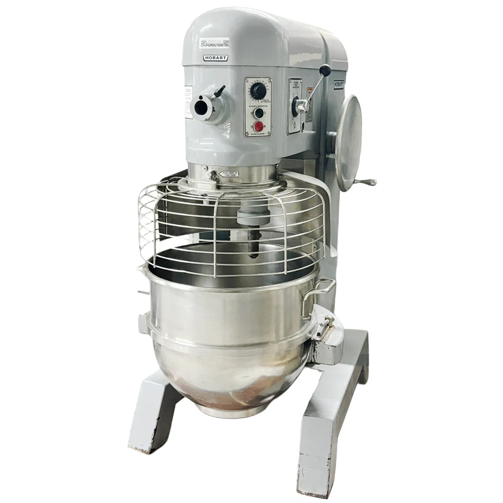 Hobart L800 Commercial Planetary Mixer with Guard - 80 Quart Capacity Used FOR02308 - Image 3