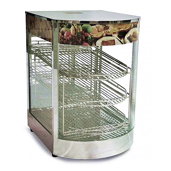 14" Omcan Curved Glass Display Warmer 21829 - Image 2