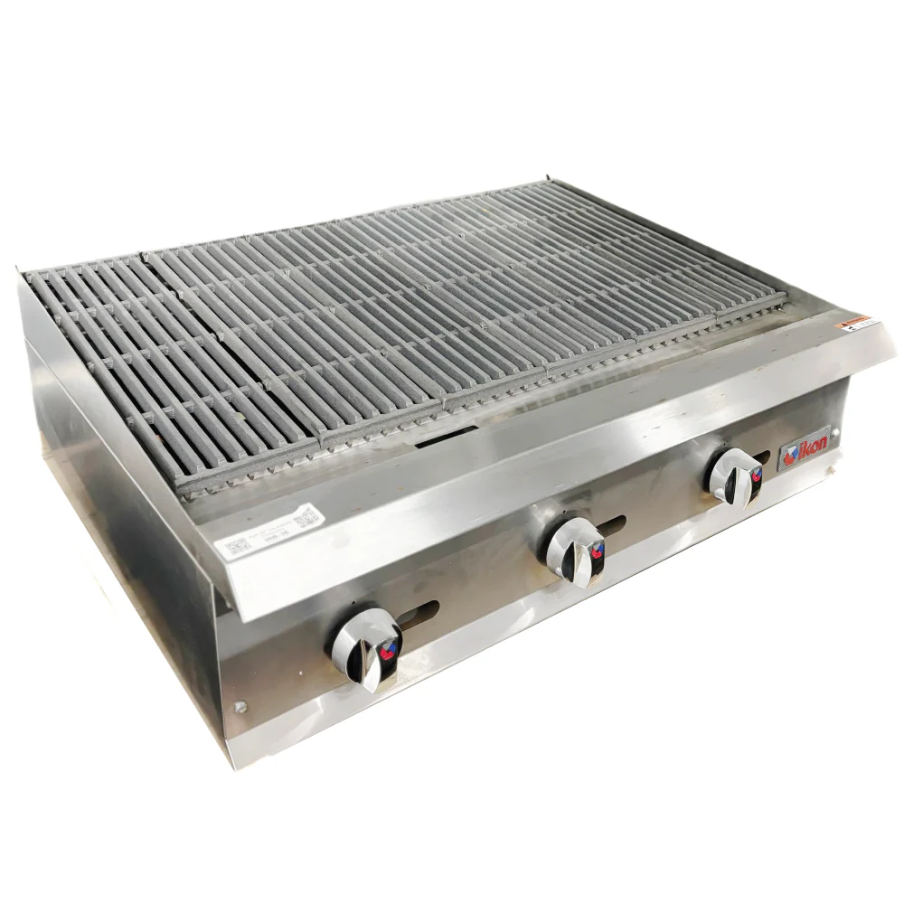 Ikon 36" Gas Radiant Charbroiler - 105,000 BTU IRB-36 - Image 3