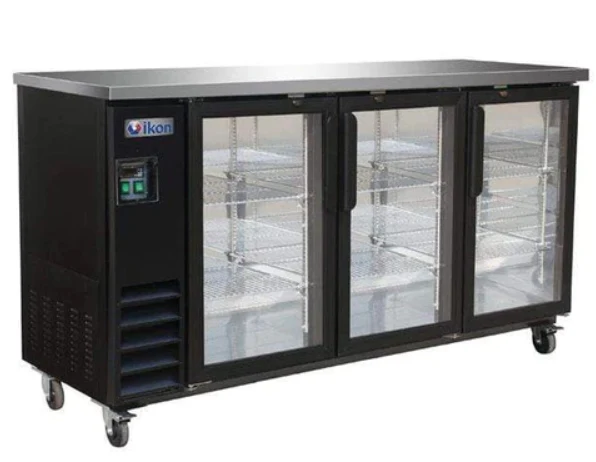 Ikon 73.1" Three Glass Door Bar Cooler - 20 Cu.Ft.,  IBB-73-3G-24 - Image 2