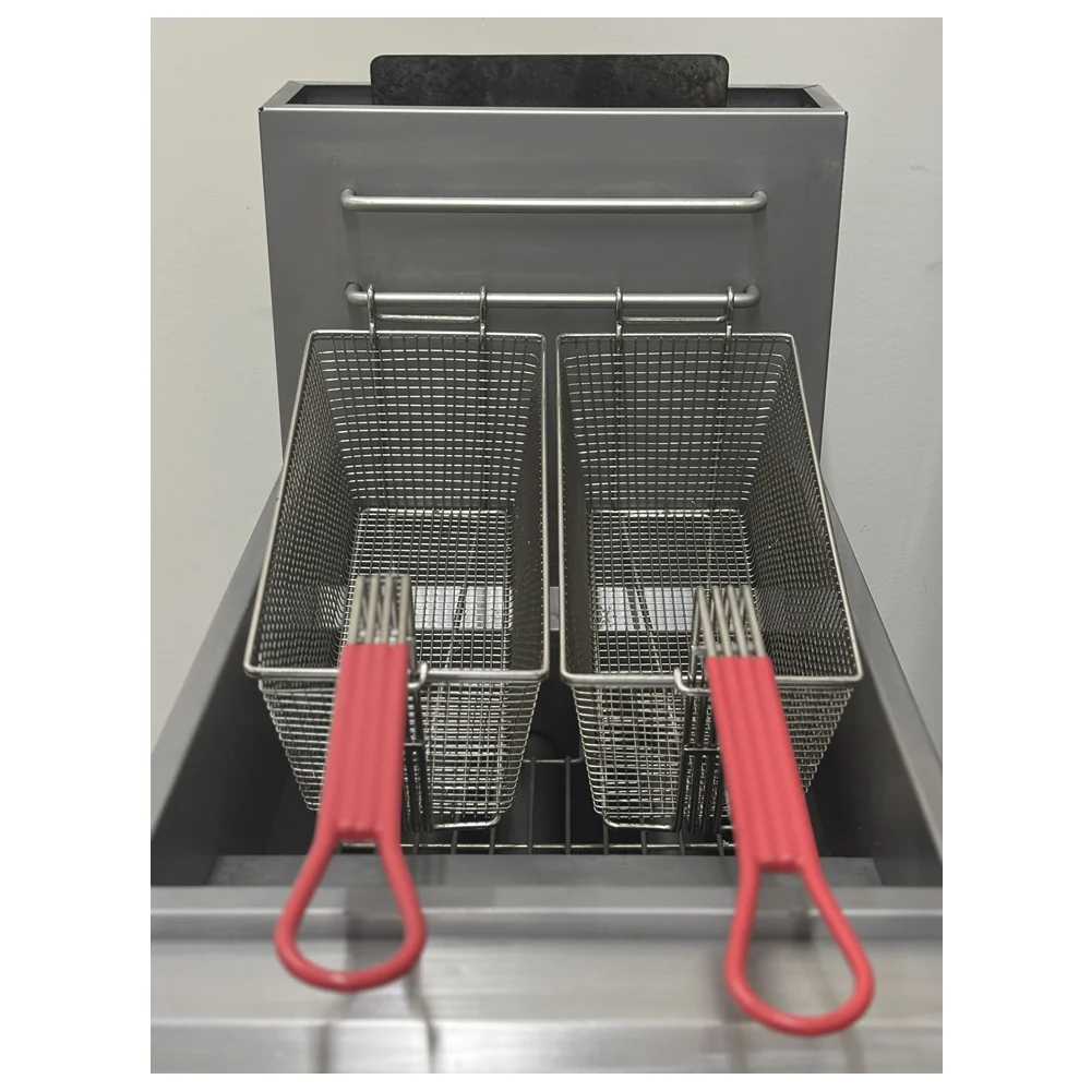 Ikon Natural Gas Floor Fryer 35-40 lb. Capacity, - 90,000 BTU Used FOR02299 - Image 4