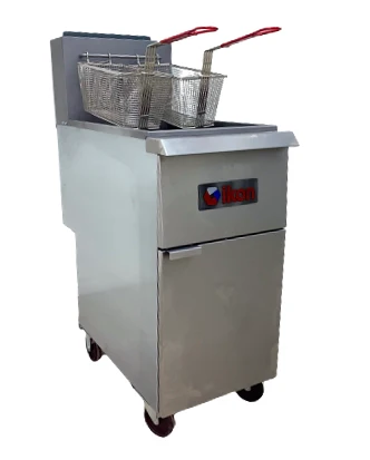 Ikon Natural Gas Fryer Floor Model 40-55lbs Capacity, - 120,000 BTU IGF-40/50 NG - Image 3